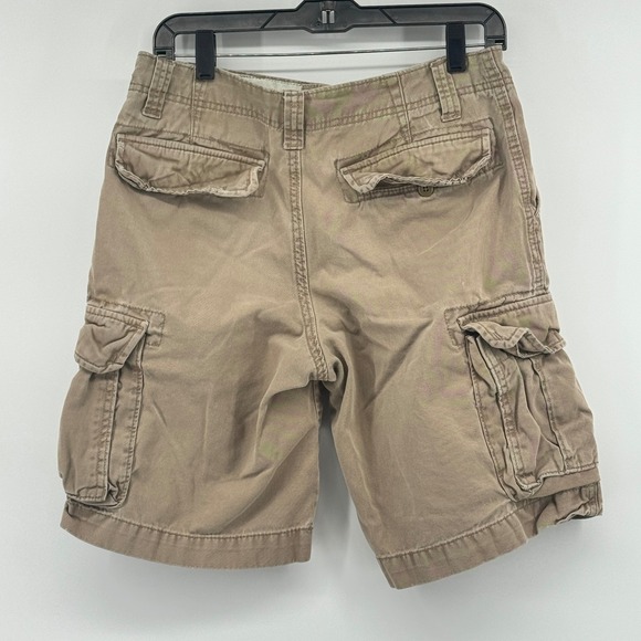 Old Navy Men Khaki Cargo Shorts Tan Cotton 30 (Fits 31) Gorpcore Skater Utility - Picture 2 of 7